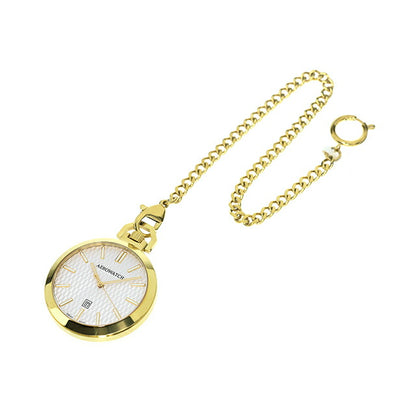 アエロウォッチ クォーツ 電池式 懐中時計 ブランド メンズ レディース AEROWATCH 42829-JA04 アナログ シルバー スイス製 42829-JA04