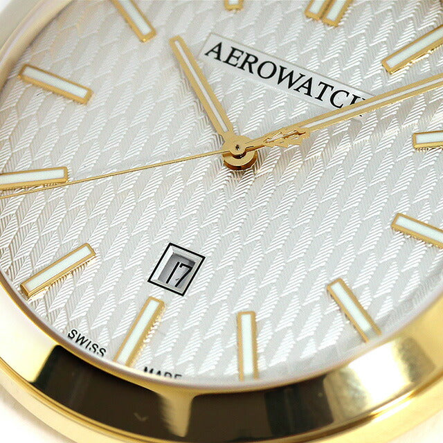 アエロウォッチ クォーツ 電池式 懐中時計 ブランド メンズ レディース AEROWATCH 42829-JA04 アナログ シルバー スイス製 42829-JA04
