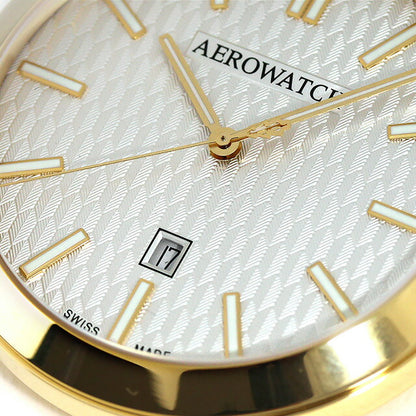 アエロウォッチ クォーツ 電池式 懐中時計 ブランド メンズ レディース AEROWATCH 42829-JA04 アナログ シルバー スイス製 42829-JA04