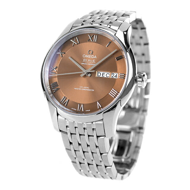 オメガ デビル アワービジョン コーアクシャル アニュアル カレンダー 41mm 自動巻き メンズ 腕時計 433.10.41.22.10.001 OMEGA 新品 433-10-41-22-10-001