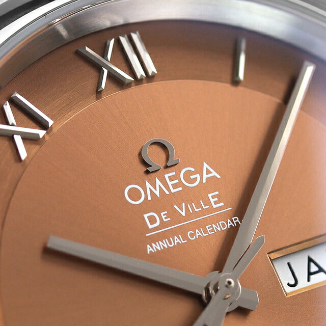 オメガ デビル アワービジョン コーアクシャル アニュアル カレンダー 41mm 自動巻き メンズ 腕時計 433.10.41.22.10.001 OMEGA 新品 433-10-41-22-10-001