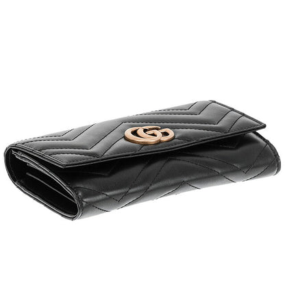 グッチ 二つ折り財布 メンズ ブランド GUCCI レザー 473922-A7M0N 1000 ブラック ウォレット 高級 おしゃれ プレゼント 実用的