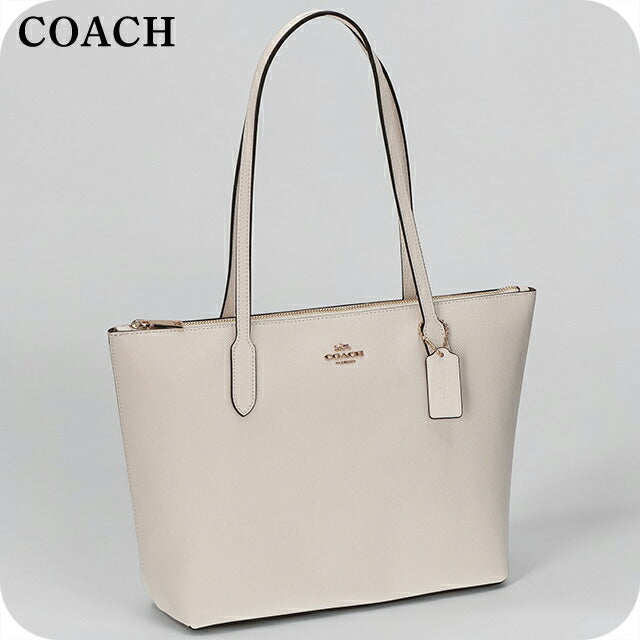 Coach tote bag ladies brand COACH leather INDONESIA 4454 IMCHK white lightweight handbag luxury stylish present women practical cute