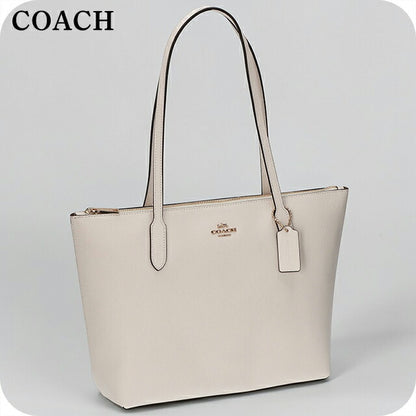 Coach tote bag ladies brand COACH leather INDONESIA 4454 IMCHK white lightweight handbag luxury stylish present women practical cute