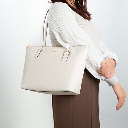 Coach tote bag ladies brand COACH leather INDONESIA 4454 IMCHK white lightweight handbag luxury stylish present women practical cute