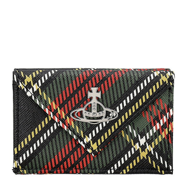 ヴィヴィアン・ウエストウッド 三つ折り財布 レディース ブランド Vivienne Westwood 5115002FW-S0022 CHELSEA TARTAN マルチカラー ウォレット 高級 おしゃれ プレゼント 実用的
