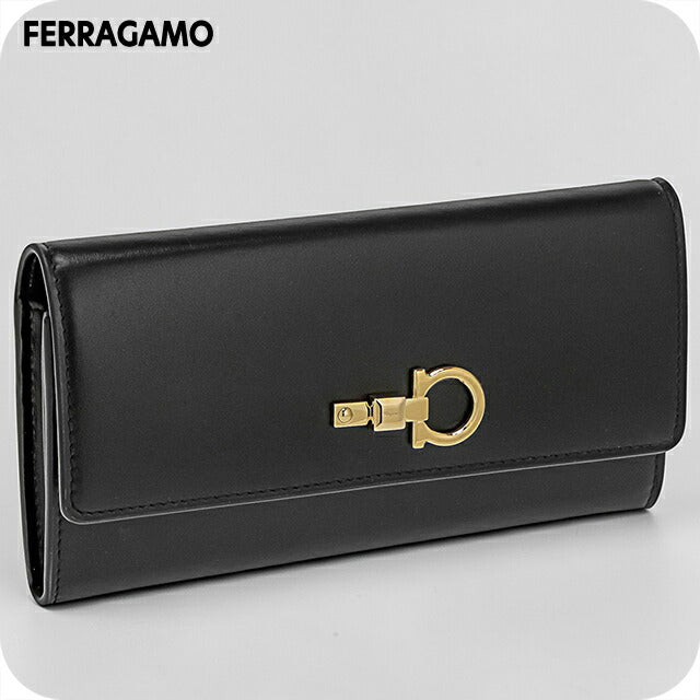 フェラガモ 長財布 レディース ブランド Ferragamo ITALY 22D999 NER