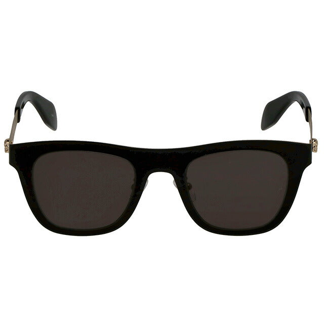 アレキサンダー・マックイーン サングラス メンズ レディース ブランド Alexander McQueen AM0280S ブラック/ゴールド AM0280S-001-SMT-SUN-UNI