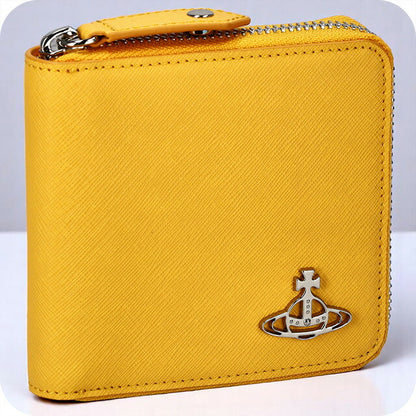 ヴィヴィアン・ウエストウッド 二つ折り財布 レディース ブランド Vivienne Westwood 51010043 イエロー 51010043SAFF-YEL-E401