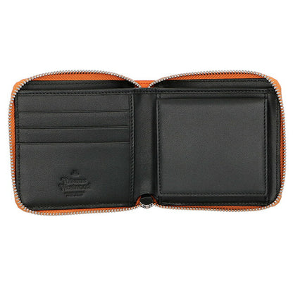 ヴィヴィアン・ウエストウッド 二つ折り財布 レディース ブランド Vivienne Westwood 51010043 オレンジ 51010043SAFF-ORG-F401