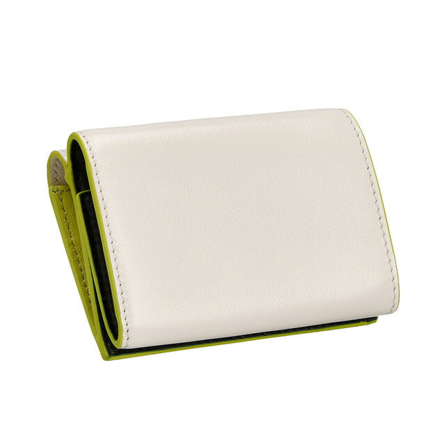 マルニ 三つ折り財布 レディース ブランド MARNI PFMO0056U1-P2644 アイボリー/ライムグリーン PFMO0056U1P2644-Z638V