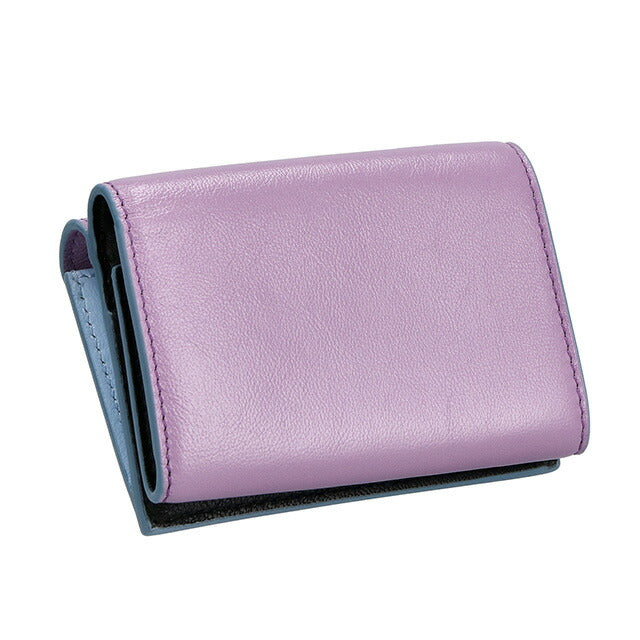 マルニ 三つ折り財布 レディース ブランド MARNI PFMO0056U1-P2644 パープル/ブルー PFMO0056U1P2644-Z639B