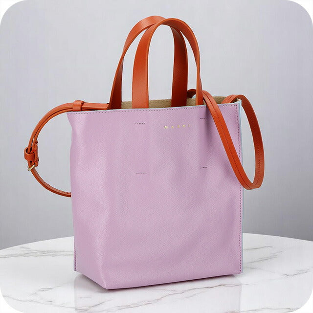 マルニ ハンドバッグ レディース ブランド MARNI SHMP0040Q0-P2644 パープル/ブルー SHMP0040Q0P2644-Z636B
