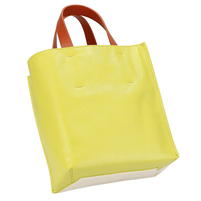 マルニ ハンドバッグ レディース ブランド MARNI SHMP0040Q0-P2644 ホワイト/イエロー SHMP0040Q0P2644-Z637V