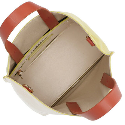 マルニ ハンドバッグ レディース ブランド MARNI SHMP0040Q0-P2644 ホワイト/イエロー SHMP0040Q0P2644-Z637V