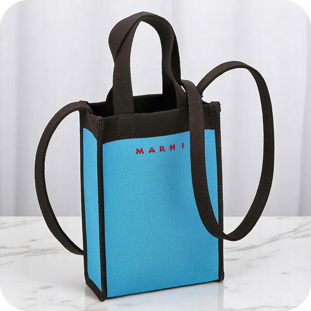 マルニ ハンドバッグ レディース ブランド MARNI SBMQ0067A0-P4547 ブルー/ブラック SBMQ0067A0P4547-ZO593