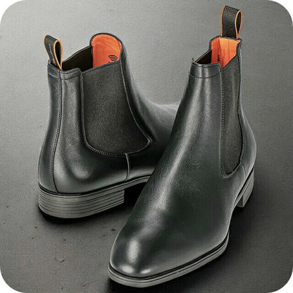 サントーニ サイドゴアブーツ メンズ ブランド Santoni レザー MGSI13414-SMAIC ブラック MGSI13414SMAIC-LBN01-9