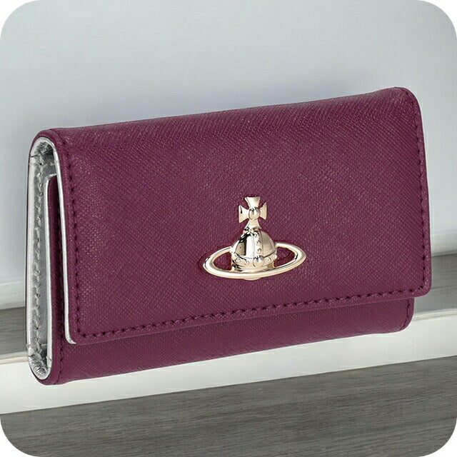 ヴィヴィアン・ウエストウッド キーケース レディース ブランド Vivienne Westwood 51020001 パープル 51020001SAFF-PPL-J401