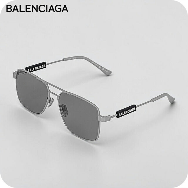 バレンシアガ サングラス メンズ ブランド BALENCIAGA ITALY BB0116SA 004 グレー
