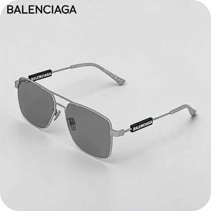 バレンシアガ サングラス メンズ ブランド BALENCIAGA ITALY BB0116SA 004 グレー