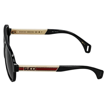 古驰太阳镜男士品牌 GUCCI GG0463S 002 黑色