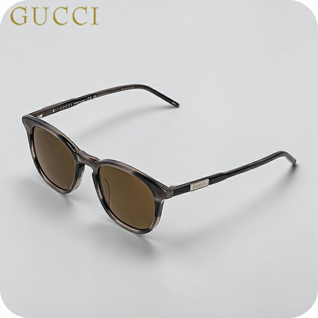 古驰太阳镜男士品牌 GUCCI ITALY GG1157S 004 棕灰色