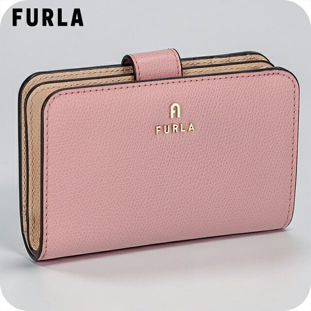フルラ FURLA 二つ折り財布 ピンク 本革 FURLA（フルラ） 財布 レディース 2つ折り 折財布 コンパクト