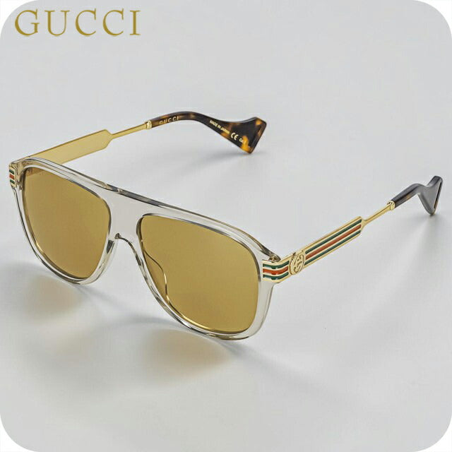 グッチ サングラス メンズ ブランド GUCCI JAPAN GG0587S 003 クリア/ゴールド