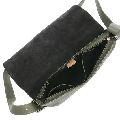 イルビゾンテ ショルダーバッグ メンズ ブランド IL BISONTE BME039PO0001 カーキグリーン BME039PO0001-GR387-N