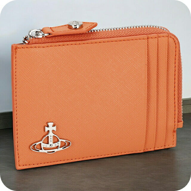 ヴィヴィアン・ウエストウッド カードケース レディース ブランド Vivienne Westwood 51120009U オレンジ 51120009USAFFBI-ORG-F401