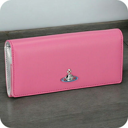 ヴィヴィアン・ウエストウッド 長財布 レディース ブランド Vivienne Westwood 5104007CU ピンク 5104007CUNAPPA-PNK-G410