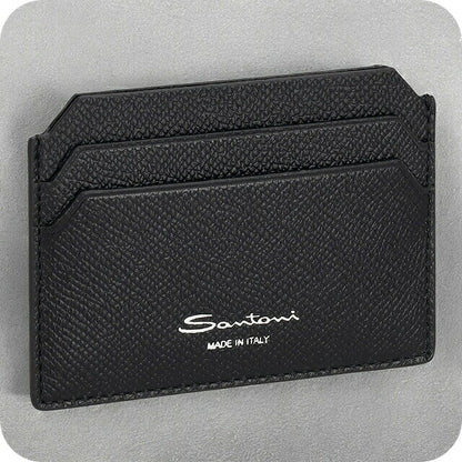 サントーニ カードケース メンズ レディース ブランド Santoni UFPPA2377-FOAN ブラック UFPPA2377FOAN-CFN01