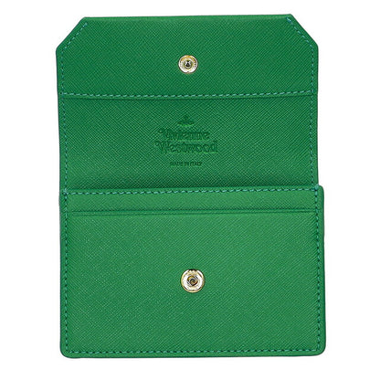 ヴィヴィアン・ウエストウッド 名刺入れ レディース ブランド Vivienne Westwood 5112001JU グリーン 5112001JUSAFFBI-BRIGR-M401