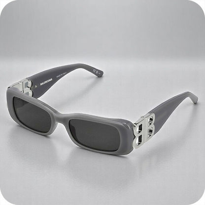 バレンシアガ サングラス メンズ レディース ブランド BALENCIAGA BB0099SA グレー BB0099SA-001-ASI-SUN-UNI