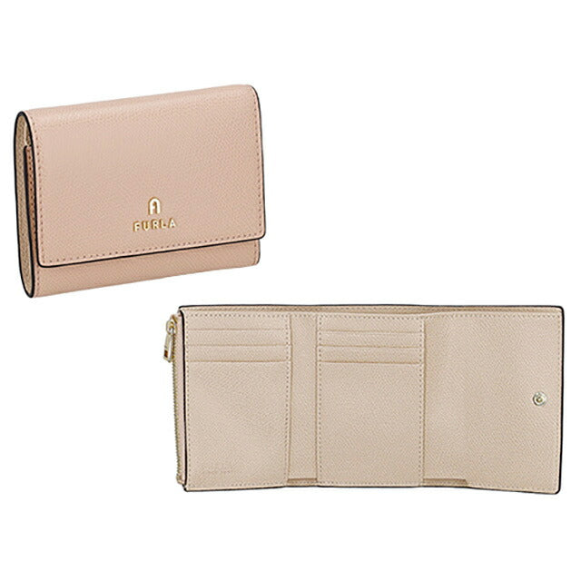 フルラ 三つ折り財布 レディース ブランド FURLA レザー WP00454-ARE000 ピンクベージュ WP00454-ARE000-3790S