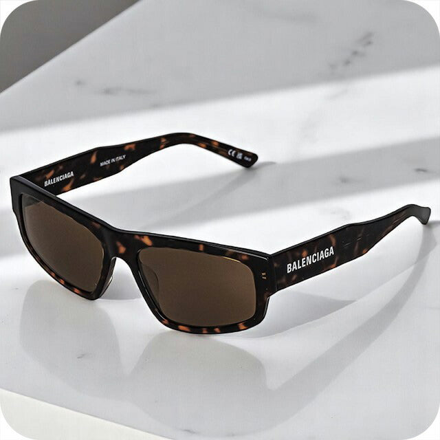 バレンシアガ サングラス メンズ レディース ブランド BALENCIAGA BB0305S ダークブラウン BB0305S-007-SMT-SUN-UNI