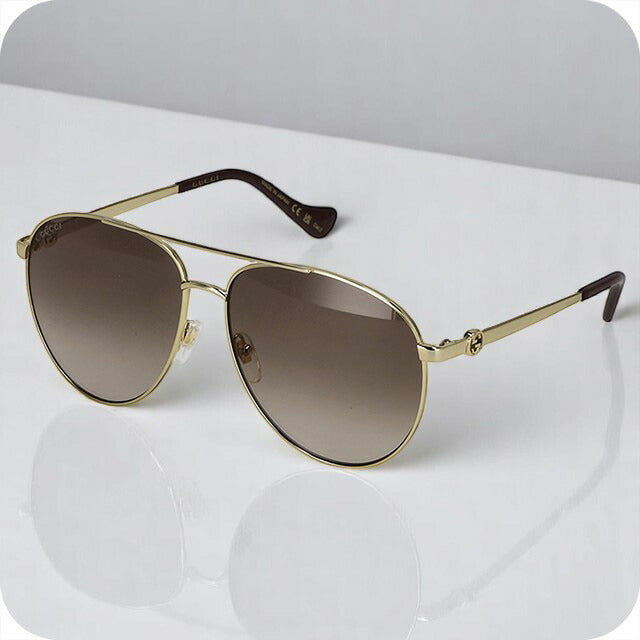 グッチ サングラス レディース ブランド GUCCI GG1088S ゴールド GG1088S-002-INT-SUN-LDY