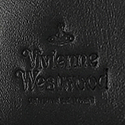 ヴィヴィアン・ウエストウッド 二つ折り財布 レディース ブランド Vivienne Westwood レザー 51150032W-L001N ブラック 51150032W-L001N-N402