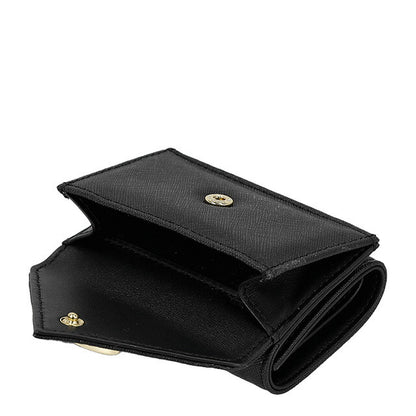 ヴィヴィアン・ウエストウッド 三つ折り財布 レディース ブランド Vivienne Westwood レザー 5115002EW-L001N ブラック 5115002EW-L001N-N402