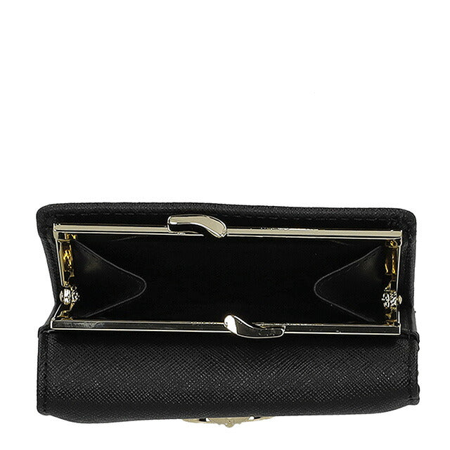 ヴィヴィアン・ウエストウッド 三つ折り財布 レディース ブランド Vivienne Westwood レザー 5115002MW-L001N ブラック 5115002MW-L001N-N402