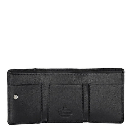 ヴィヴィアン・ウエストウッド 三つ折り財布 レディース ブランド Vivienne Westwood レザー 5115002UW-L001N ブラック 5115002UW-L001N-N401