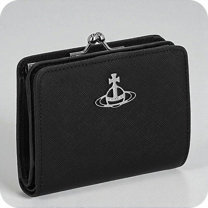 ヴィヴィアン・ウエストウッド 二つ折り財布 レディース ブランド Vivienne Westwood レザー 5115002YW-L001N ブラック 5115002YW-L001N-N401