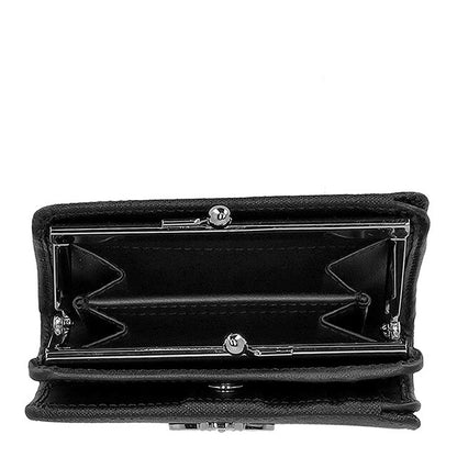 ヴィヴィアン・ウエストウッド 二つ折り財布 レディース ブランド Vivienne Westwood レザー 5115002YW-L001N ブラック 5115002YW-L001N-N401