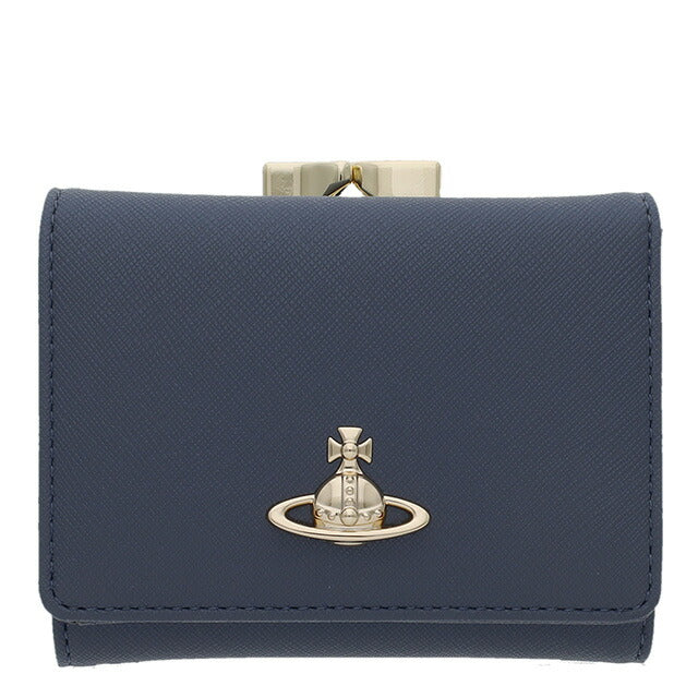 ヴィヴィアン・ウエストウッド 三つ折り財布 レディース ブランド Vivienne Westwood 5115002MW-S0021 DENIM BLUE ブルー ウォレット 高級 おしゃれ プレゼント 実用的
