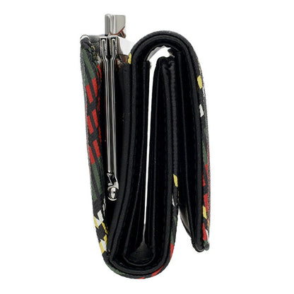 ヴィヴィアン・ウエストウッド 三つ折り財布 レディース ブランド Vivienne Westwood 5115002NW-S0022 CHELSEA TARTAN ブラック ウォレット 高級 おしゃれ プレゼント 実用的