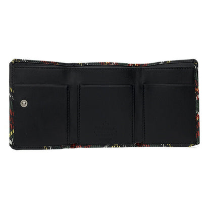 ヴィヴィアン・ウエストウッド 三つ折り財布 レディース ブランド Vivienne Westwood 5115002UW-S0022 CHELSEA TARTAN ブラック ウォレット 高級 おしゃれ プレゼント 実用的