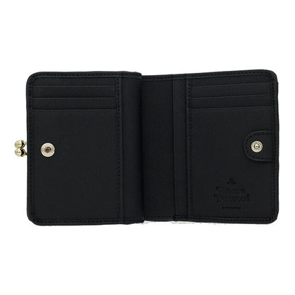 ヴィヴィアン・ウエストウッド 二つ折り財布 レディース ブランド Vivienne Westwood 5115002XW-S0021 BLACK ブラック ウォレット 高級 おしゃれ プレゼント 実用的