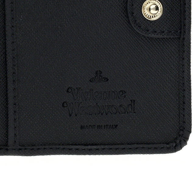 ヴィヴィアン・ウエストウッド 二つ折り財布 レディース ブランド Vivienne Westwood 5115002XW-S0021 BLACK ブラック ウォレット 高級 おしゃれ プレゼント 実用的