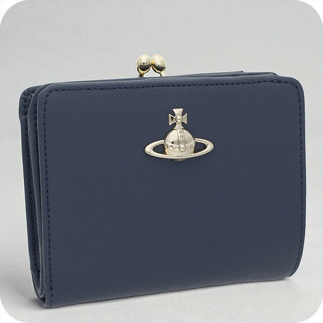 ヴィヴィアン・ウエストウッド 二つ折り財布 レディース ブランド Vivienne Westwood 5115002XW-S0021 DENIM BLUE ブルー ウォレット 高級 おしゃれ プレゼント 実用的