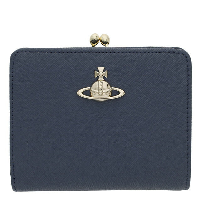 ヴィヴィアン・ウエストウッド 二つ折り財布 レディース ブランド Vivienne Westwood 5115002XW-S0021 DENIM BLUE ブルー ウォレット 高級 おしゃれ プレゼント 実用的